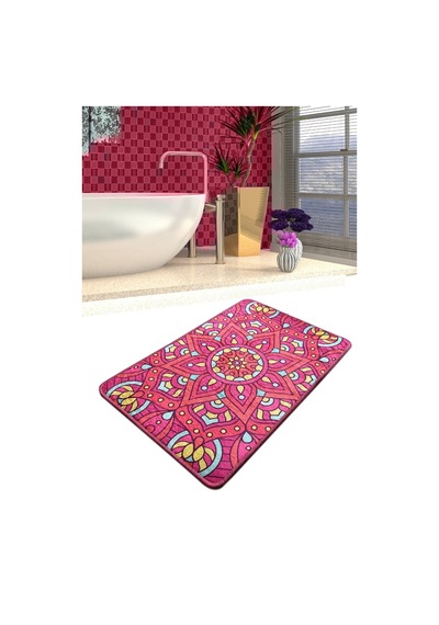 Mandala Djt 60X90 Cm Banyo Banyo Paspası