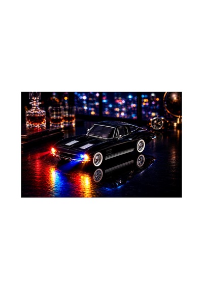Ws1969 Klasik Araba Tasarımlı 10w Güçlü Ses Led Işıklı Usb,handsfree,bluetooth Hoparlör,fm Radyo-siyah