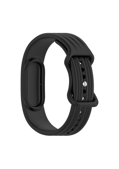 Caseonn Google Fitbit Air Kordon Premium Silikon Spor Kayış Siyah
