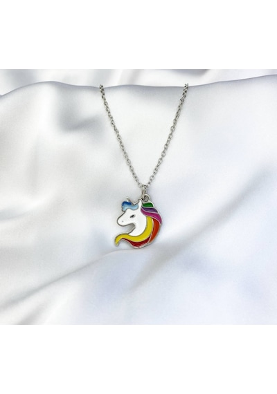 Unicorn Renkli Kolye Çok REnkli