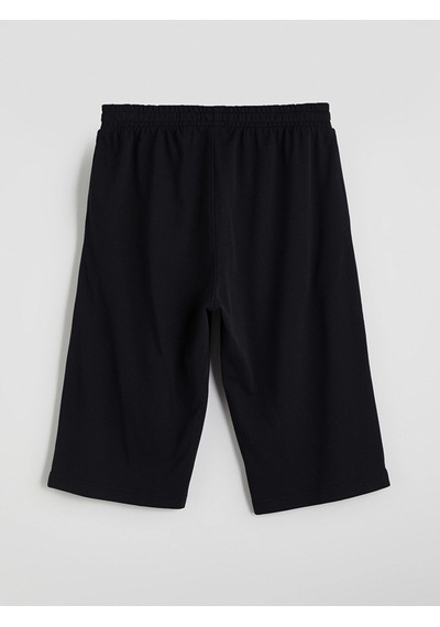 Lc Waikiki Lcwaıkıkı Classic Siyah Standart Kalıp Erkek Bermuda Şort New Black
