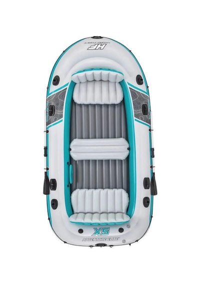 Bestway 65159 Hydro-force Advanture Elite 5 Kişilik Raft Set Şişme Bot 364 166cm Full Set-65159 Çok Renkli