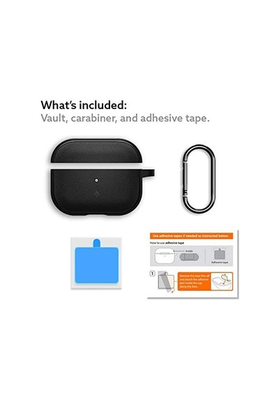 Caseology Apple Uyumlu AirPods Pro 1. Nesil Kılıf Vault Matte Black - Acs00589