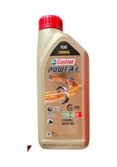 Castrol Pover 1 4T 10W-40 Yarı Sentetik Motorsiklet Yağı 1 L