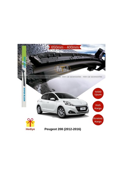Peugeot 208 Silecek Takımı 2012-2016 95-110