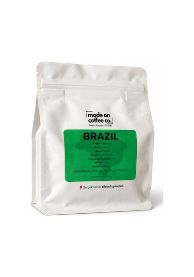 Brezilya Cerrado Filtre Ve Espresso Kahve 200 Gr %100 Arabica Doğal - Espresso Makinesi İçin Öğütülmüş