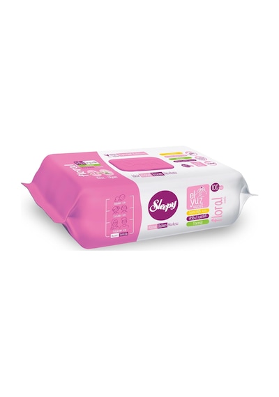 Floral Kişisel Bakım Havlusu 100 Yaprak 1000'li Set