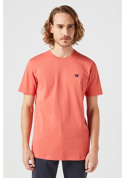 Lee Wrangler Wrangler Bisiklet Yaka T-shirt Kiremit Erkek Kısa Kol T-shirt 000000000101982682