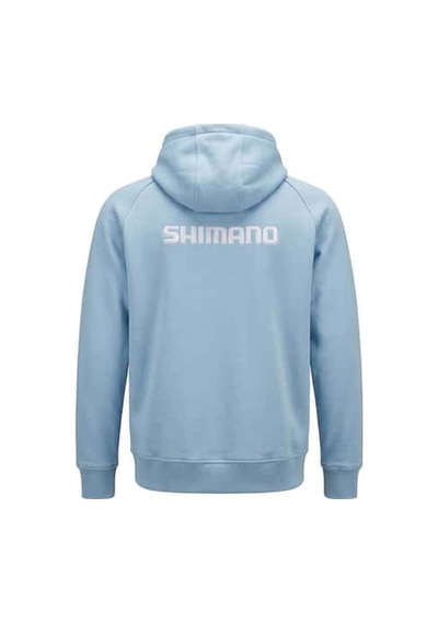 Shimano Wear Light Blue Kapüşonlu Sweatshirt Hoodie Açık Mavi