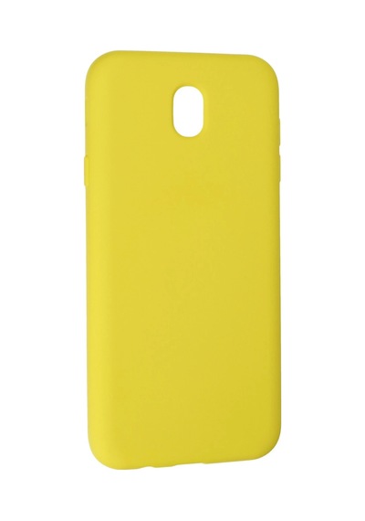 Newface Samsung Galaxy Uyumlu J7 Pro / J730 Kılıf Nano İçi Kadife Silikon Semeglbl - 40 - Sarı