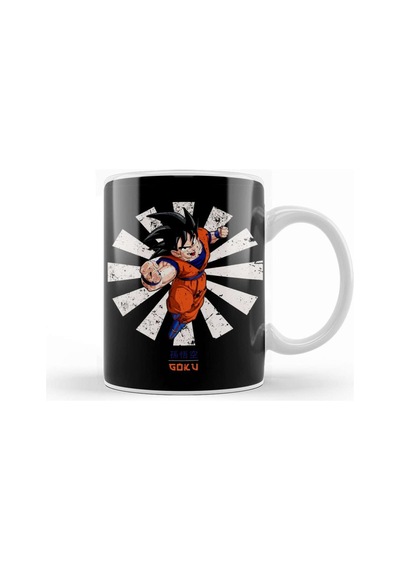 Goku Retro Japanese Dragonball Z Kupa Bardak Porselen Karışık