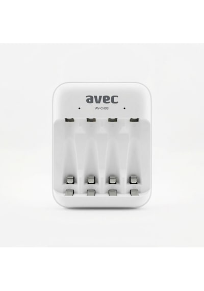 Avec Av-ch03 Usb Pil Şarj Cihazı 4lü 1.2v Kalem Ve İnce Pil Şarj Cihazı Avec
