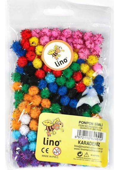 Lino Ponpon 10 Mm 200'lü Simli