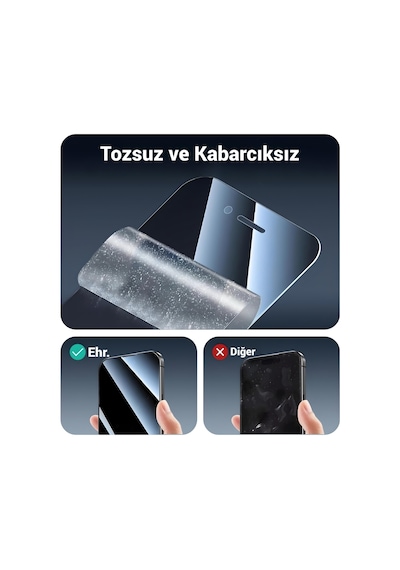 Infinix Note 11 Pro Uyumlu Gizlilik Filtreli Hayalet Ekran Koruyucu Nano Cam 2 Adet