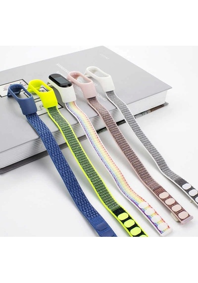Xiaomi Mi Band 5 Zore Krd-03 Hasır Kordon