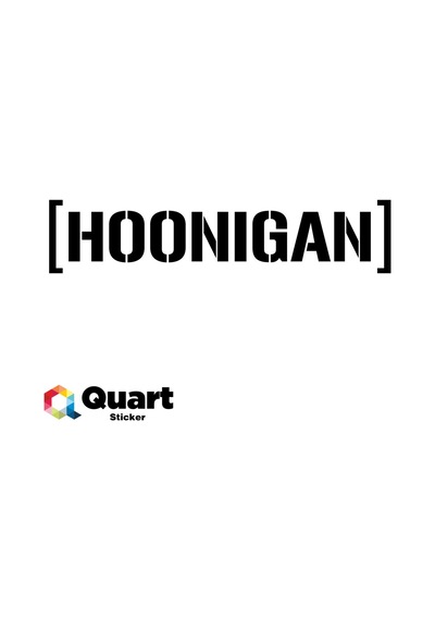 Hoonigan Sticker Quarts Oto Sticker