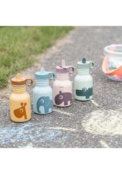 Done By Deer - Elphee - Paslanmaz Çelik Suluk Ve Matara - Mavi - 350 Ml Mavi