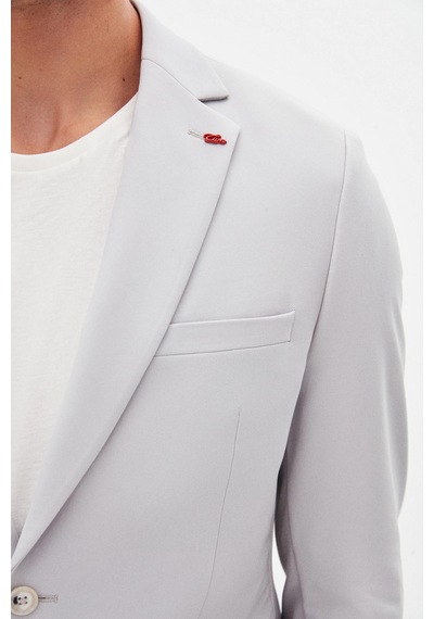 Twn Slim Fit Gri Düz Takim Elbise 4ec05e301545m 301