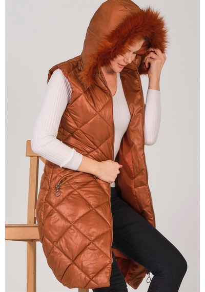 Z6717 Dewberry Bayan Yelek-taba Taba