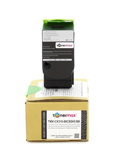 Tonerturk Lexmark 80C8Sk0 Siyah Uyumlu Toner / Cx310 / Cx410 / Cx510
