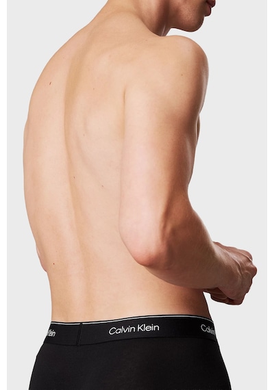Calvin Klein Pamuklu Logolu 3 Pack Boxer Lv00nb4389w8o Erkek Boxer Lv00nb4389 W8o Siyah-buz Mavi-mavi