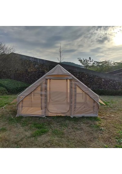 Şişme Kamp Çadırı 4-6 Kişilik 300 210 190 Cm Bej