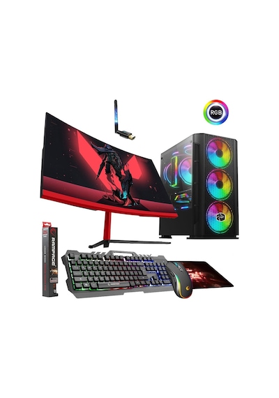 Zeiron XForce P40 i5-3470 16 GB 500 GB 120 GB GT730 23.8" Masaüstü Oyuncu Bilgisayar