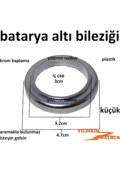 2 Adet Batarya Bileziği Küçük Boy Batarya Altı Sehpası Batarya Ot