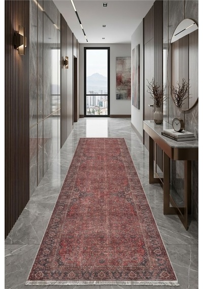 Dekoratif Halı Kaymaz Taban Leke Tutmaz Yıkanabilir Kilim Özel Ölçü Salon Halısı 3042