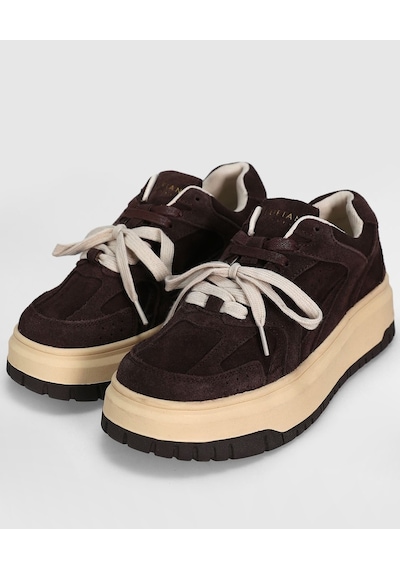 Lufian 122230039 Kay Deri Unisex Sneaker Ayakkabı Kahverengi