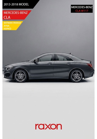 Mercedes-benz Cla W117 2013-2018 Batman & Yarasa Ayna Kapağı Parlak Piano Black Sport