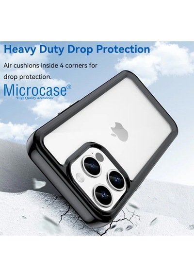 Apple Uyumlu iPhone 15 Pro Shield Dayanıklı Yarı Plastik Kılıf Al8100