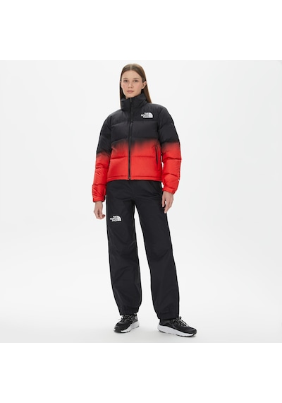 The North Face 96 Nuptse Dip Dye Kadın Kırmızı Mont Düz Nf0a84qyoor1
