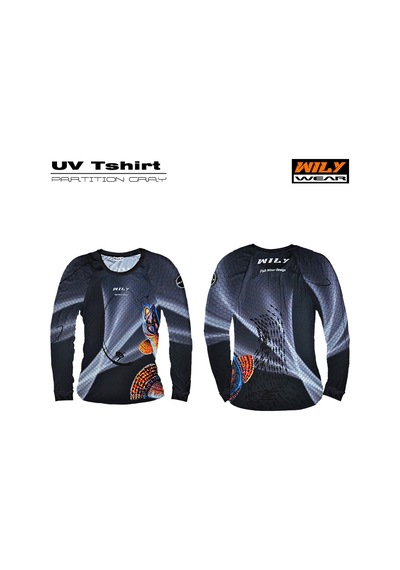 Wily Wear Uv T-Shirt Partition Gray