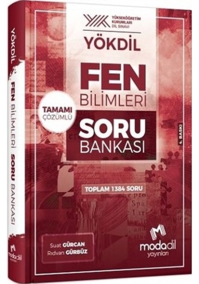 Modadil Yayınları Yökdil Fen Bilimleri Soru Bankası- Modadil Yayınları
