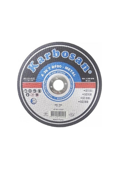 180 Lik Metal Kesici Karbosan 180 Mm