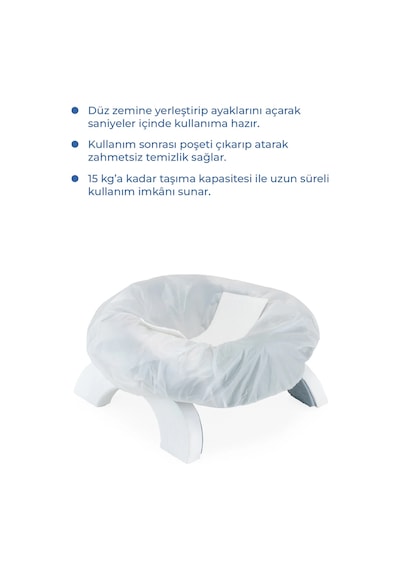 Babyjem Portatif Lazımlık + 5 Poşet 591 Yeni Kum Beji