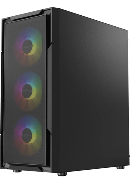 Fazeon F11 650w 80+ Bronze Mesh Rgb 4x120mm Fanlı Atx Siyah Gamıng Kasa