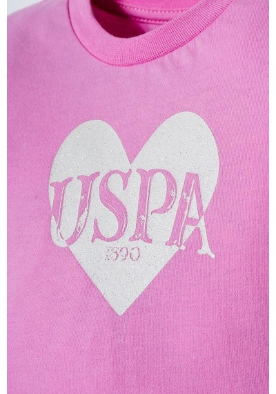 U.s. Polo Assn Bebek Usb3012 Kız Bebek 2'li Takım Pembe