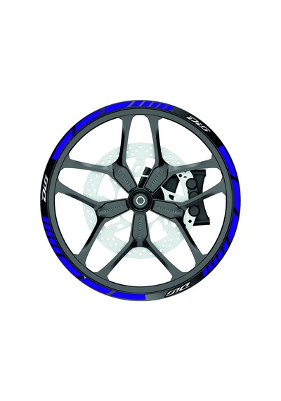 deeb Dio  Jant Şeridi Mavi Beyaz Model X