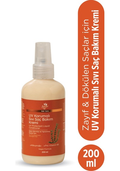 Selesta Life Atkuyruğu Bitki Özü Ve Provitamin B5 Özlü Uv Korumalı Sıvı Saç Bakım Kremi Yıpranmış Saçlar 200 Ml