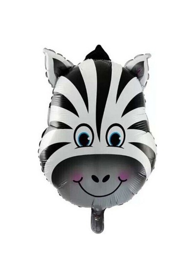 Partibahcesi 24' Zebra Folyo Balon Gri