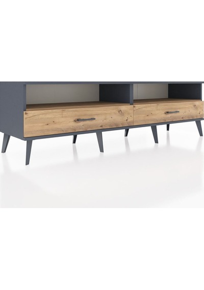 Hyperion Tv Ünitesi 2 Raflı 2 Çekmeceli 176x44x51 Antrasit-çam/çam Atlas Çam/atlas Çam Hyperion Tv Ünitesi 2 Raflı 2 Çekmeceli 176x44x51 Antrasit-çam/çam Atlas Çam/atlas Çam