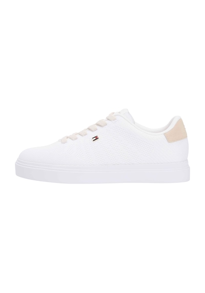 Tommy Hilfiger Kadın Marka Logolu Günlük Kullanıma Uygun Ekru Sneaker Fw0fw09289 0lh