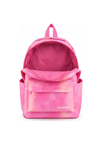 İlkokul Okul Çantası Slazenger Armor Pink Sırt Çantası 43x30x15 Cm Desenli