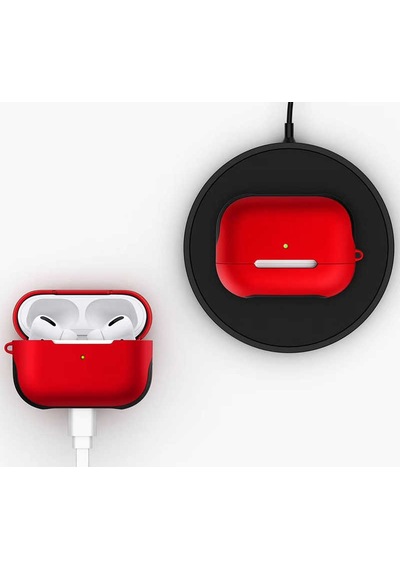 Apple Uyumlu AirPods Pro Kılıf Zore Shockproof Silikon Sarı