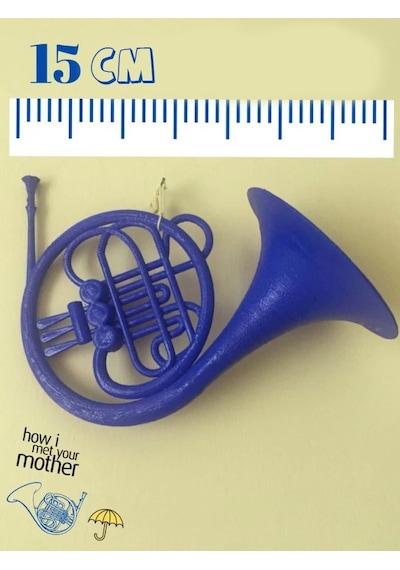 How I Meet Your Mother HIMYM Blue French Horn Mavi Fransız Kornu