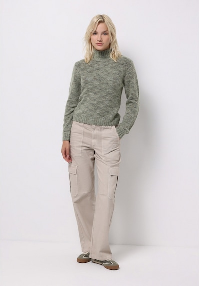 Colin's Colins Slim Fit Dik Yaka Düz Kadın Yeşil Kazak Cl1076811 Q1.v1 Grn Yeşil