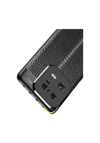 Xiaomi Mi 13 Pro Kılıf Zore Niss Deri Desenli Silikon Kılıf