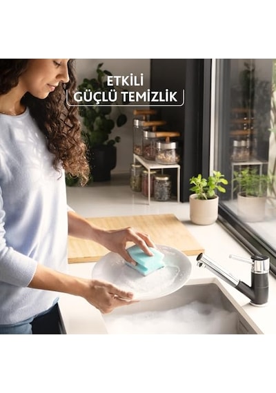 Pro Clean Aktif Enzimli Oluklu Sünger, 3'lü Paket